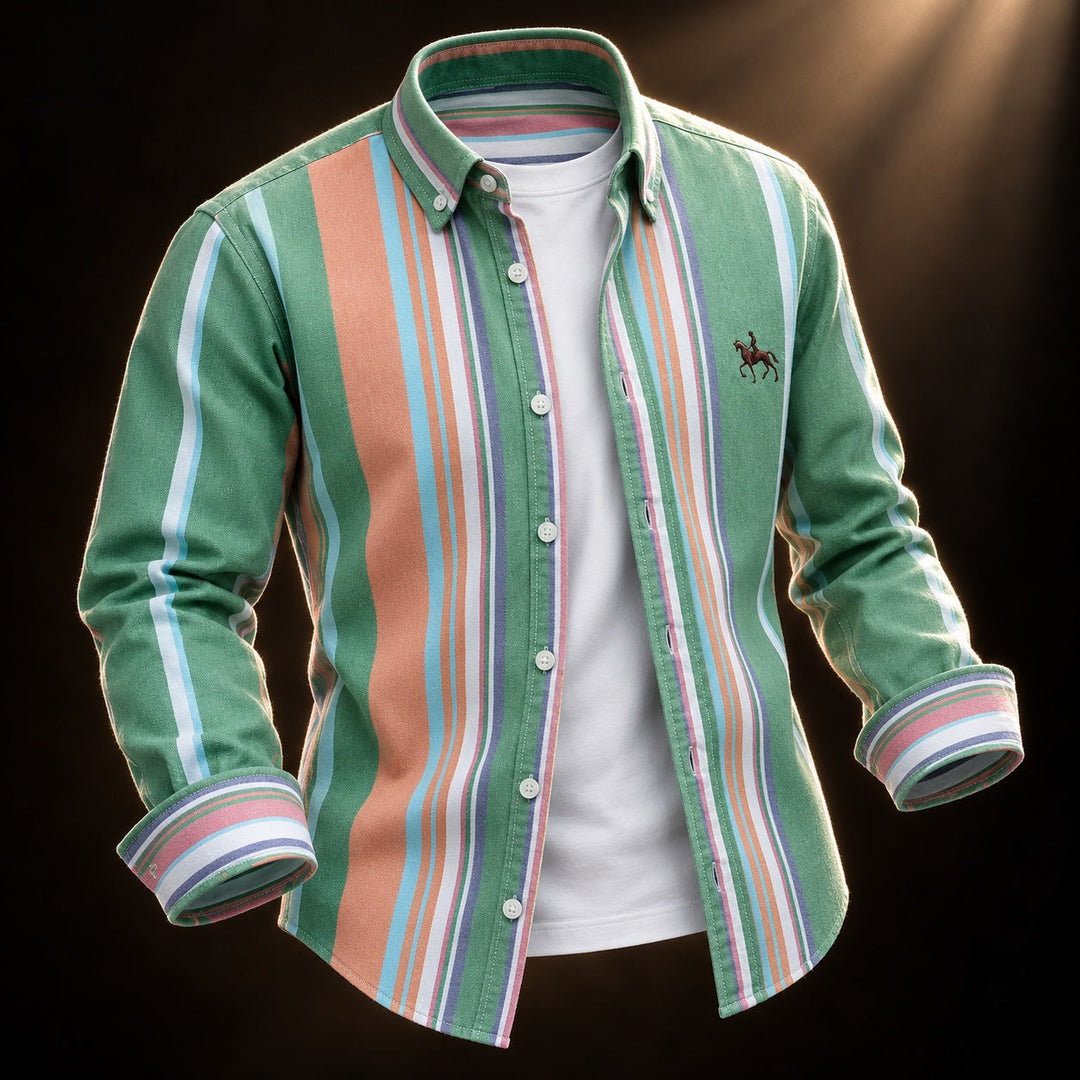 Marlowe Striped Oxford Shirt