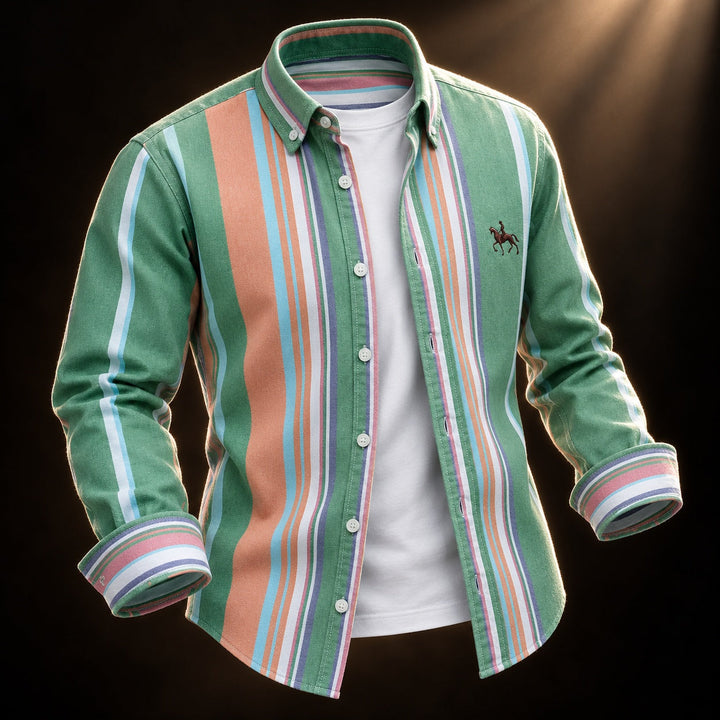 Marlowe Striped Oxford Shirt