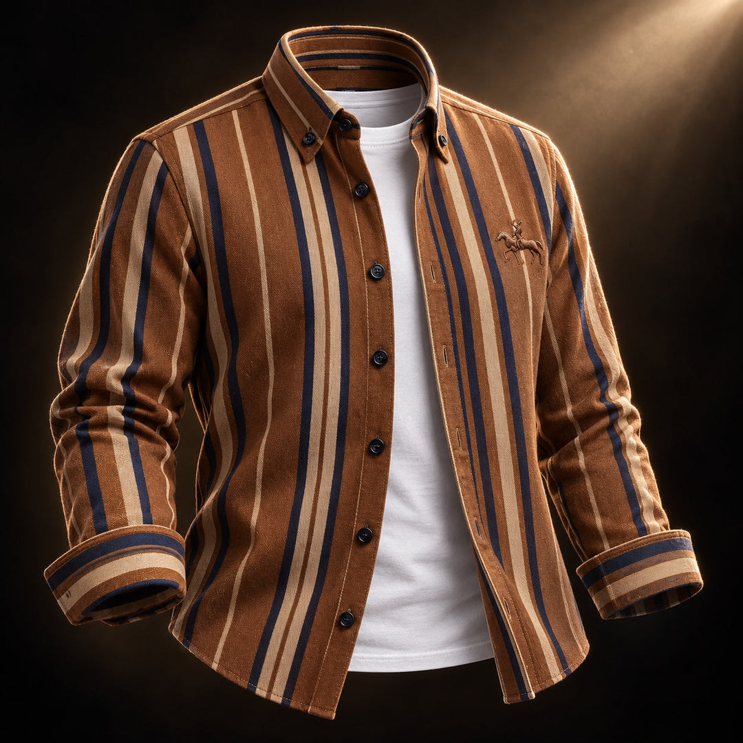 Marlowe Striped Oxford Shirt