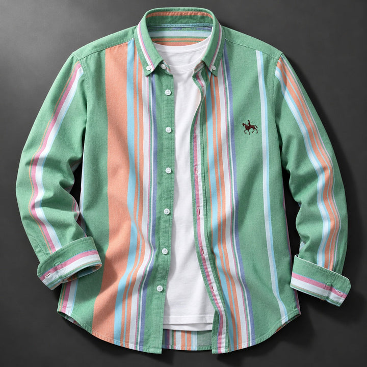 Marlowe Striped Oxford Shirt