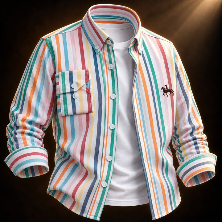 Marlowe Striped Oxford Shirt