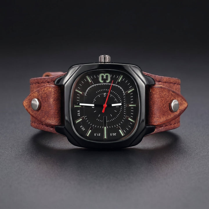 Rourke Wraparound Leather Watch
