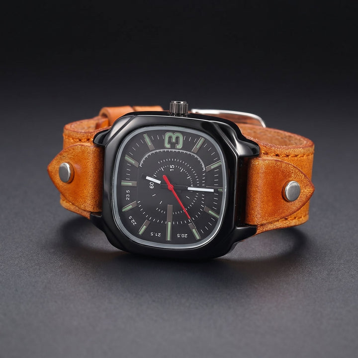 Rourke Wraparound Leather Watch