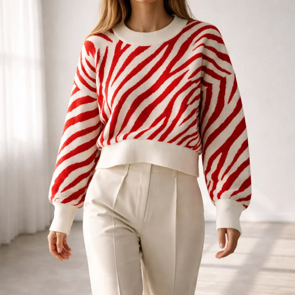 Verona Stripe Knit Sweater