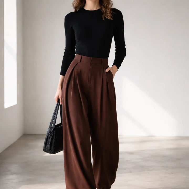 Noire Wool Trousers