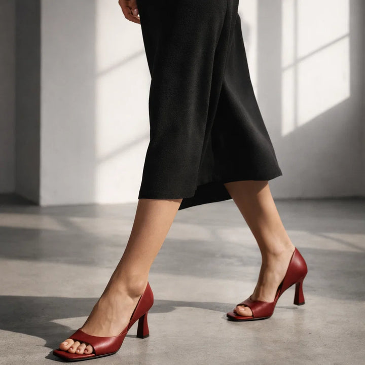 Vivienne Genuine Leather Heels