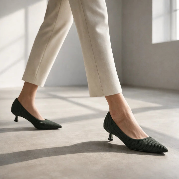 Aurielle Kitten Heel Pumps