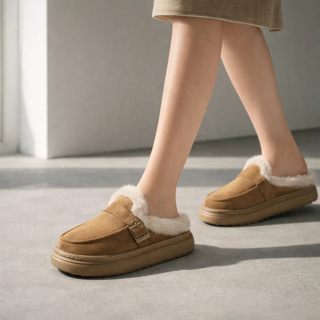 CozyBuckle Mules