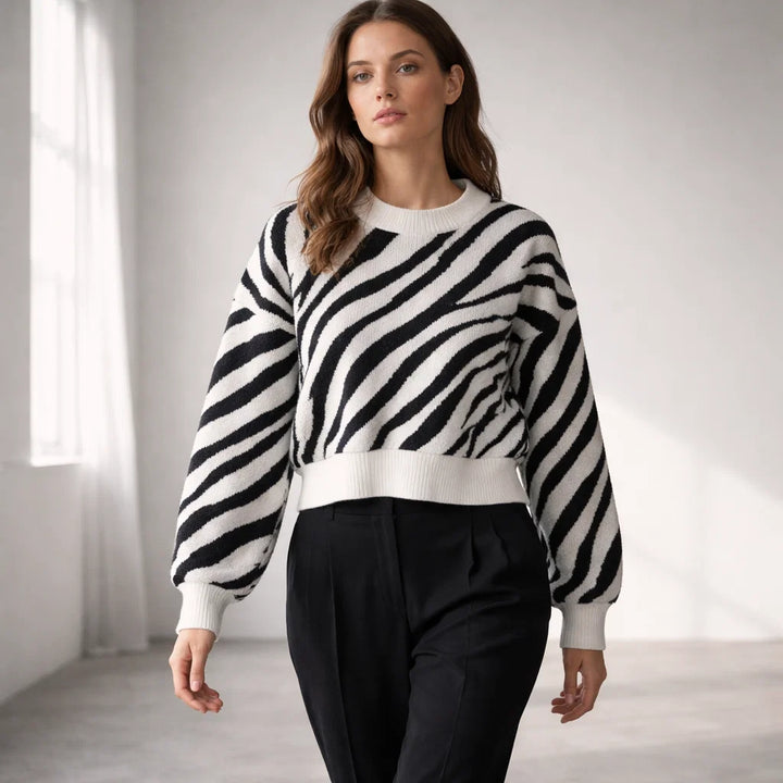 Verona Stripe Knit Sweater