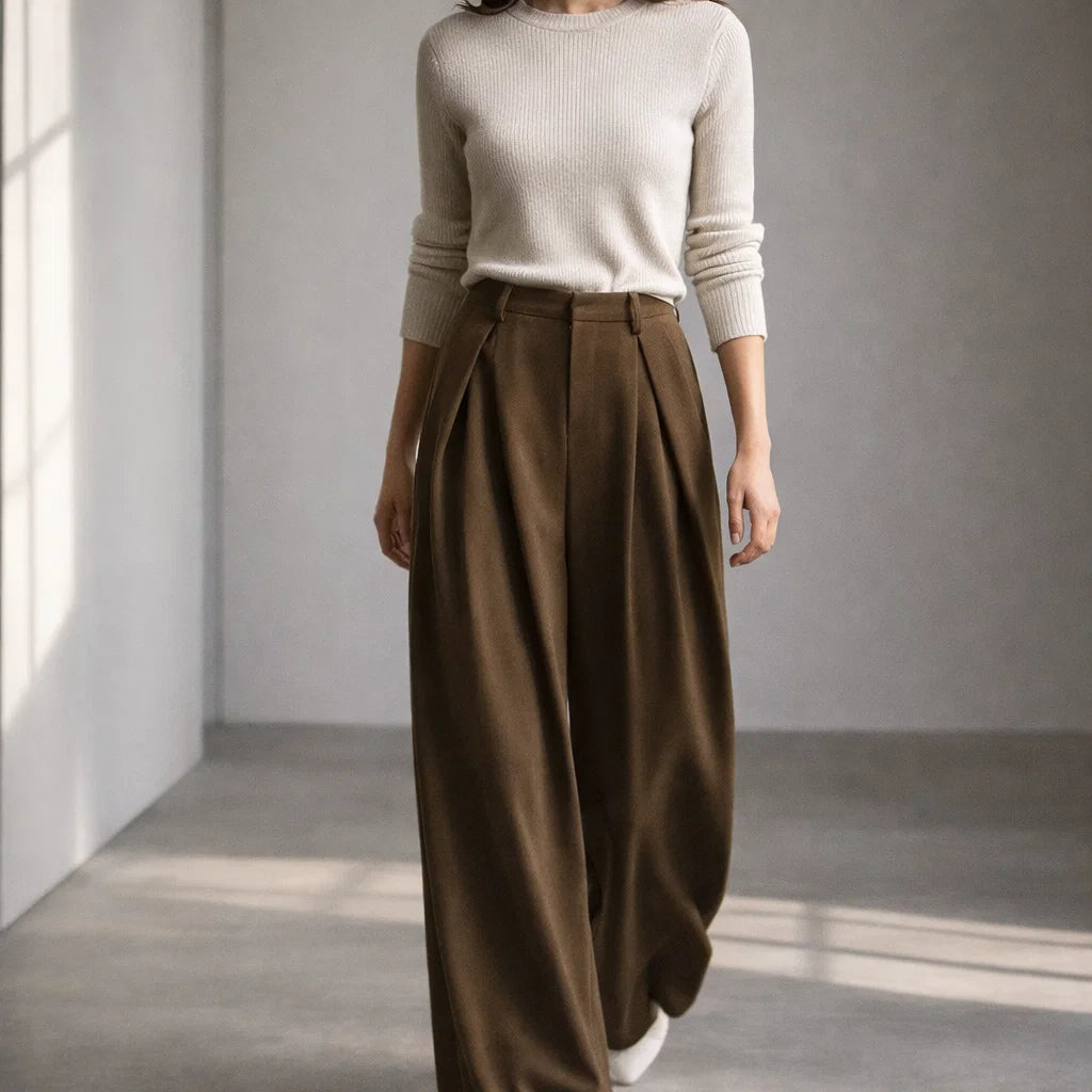 Noire Wool Trousers