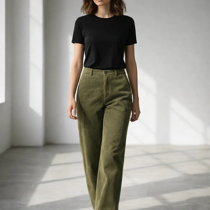 Hudson Straight-Leg Corduroy