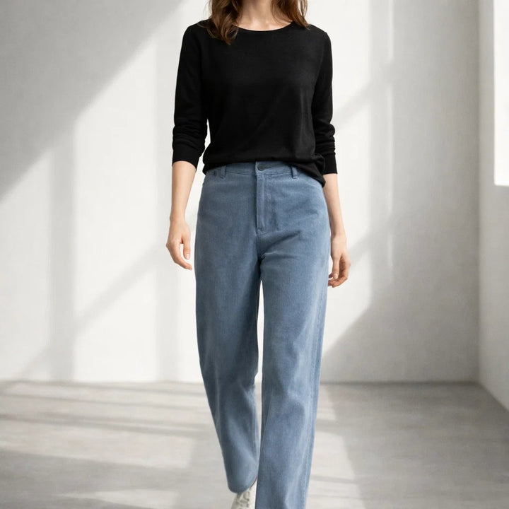 Hudson Straight-Leg Corduroy