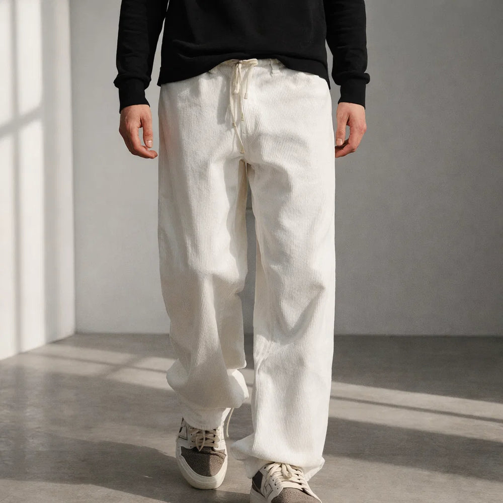Corduroy Drawstring Pants