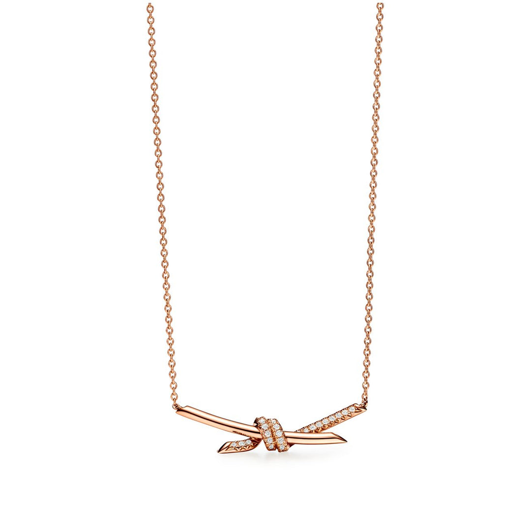 Diamond Knot Necklace
