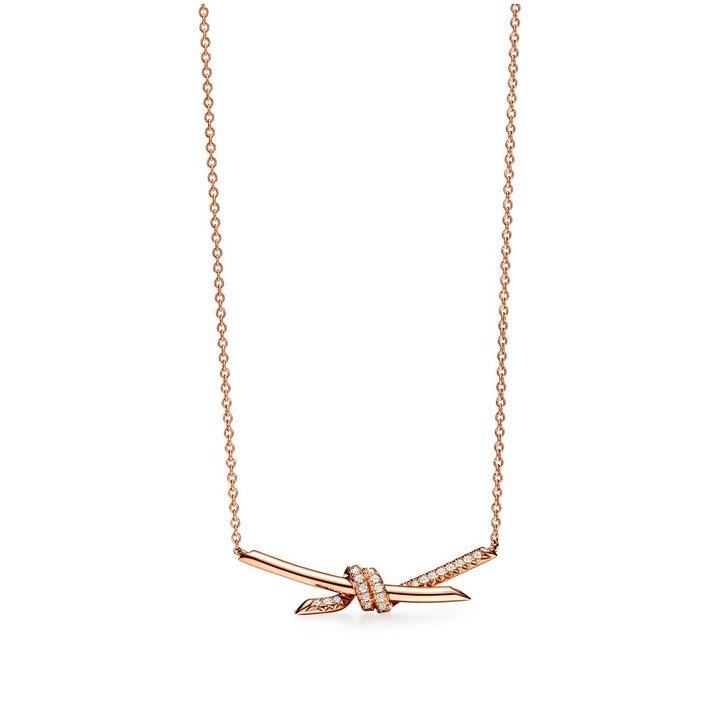 Diamond Knot Necklace