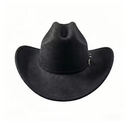 The Whiskey Hat, black felt western hat
